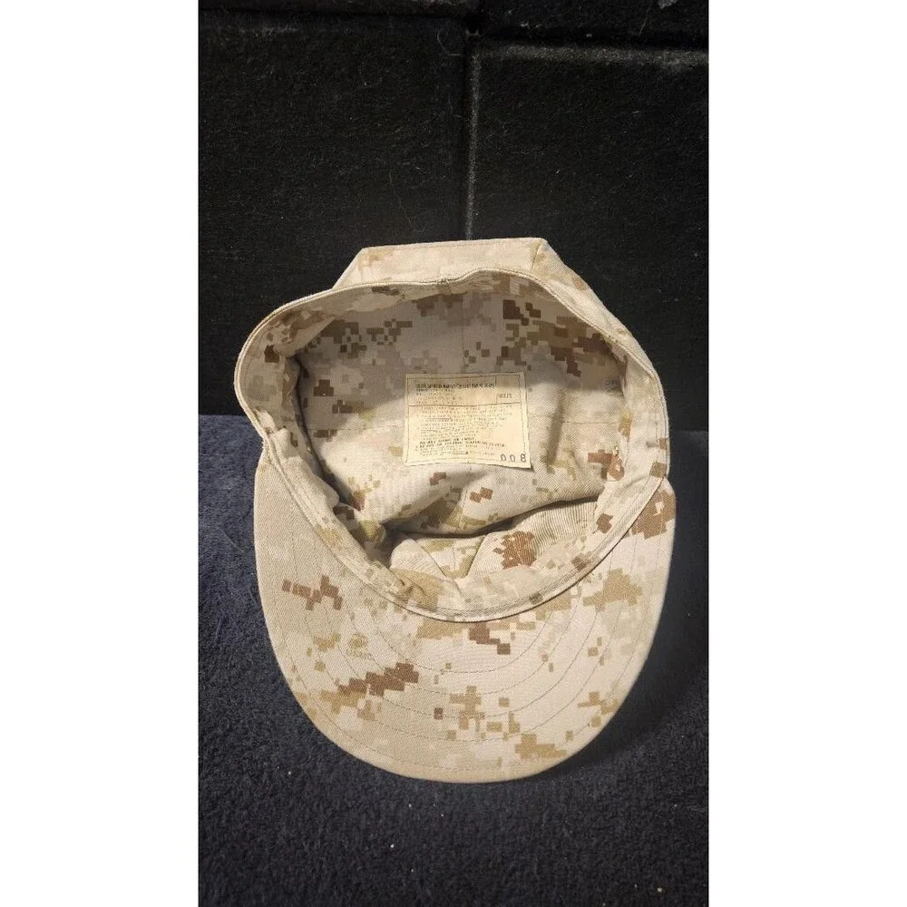 Marine Corp Garrison Marpat Desert Cover/Cap/Hat Size Med 8405-01-485-4316 USMC
